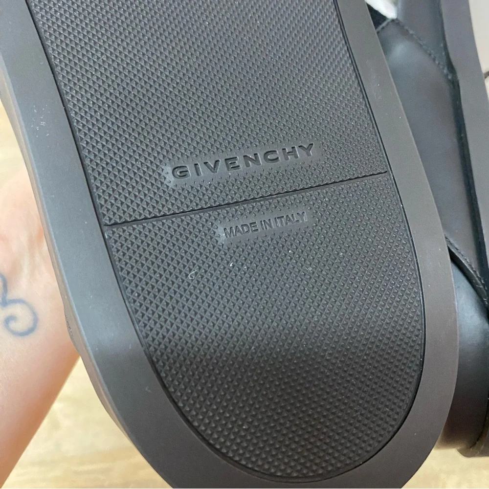 GIVENCHY G Plage Sandals Black Slides NEW In Box Sz 41 - Picture 6 of 7